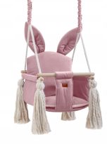 HUSTAWKA-dla-dziecka-Kroliczek-velvet-dom-ogrod-kolor-brudny-roz-puder