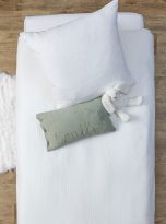 bedding 140×200 + 63×63 white 3