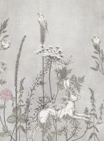 Grey,Bunnies,And,Flowers,Wallpaper,,Wildflowers,And,Animals,For,Kids,