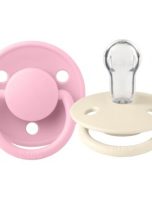 bibs-de-lux-2-pack-ivory-baby-pink-smoczek-uspokajajacy-silikonowy-one-size — kopia