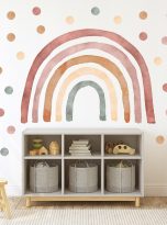 Naklejki-na-sciane-dla-dzieci-Tecza-boho-Kropki-Dlugosc-70-cm