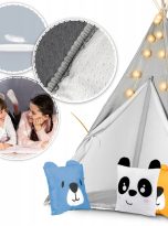 TIPI-namiot-wigwam-dla-dzieci-TEEPEE-Girlanda-Poduszki-Stabilizator-Nukido-Akcesoria-w-zestawie-girlanda-mata-poduszka