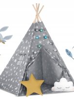 TIPI-namiot-wigwam-dla-dzieci-TEEPEE-Poduszki-Lampki-Pokrowiec-Nukido-Rodzaj-iglo-wigwam