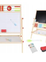 Tablica-Magnetyczna-Kredowa-Drewniana-Liczydlo-Dwustronna-Pisak-Gabka-Kreda-EAN-GTIN-5900779946057 (1)
