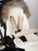 spiworek do wozka beżowy z barankiem2