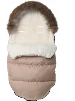 spiworek do wozka beżowy z barankiem3