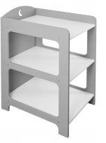 Zestaw-kolyska-materac-komoda-pielegnacyjna-MOON-szary-Kolor-szary