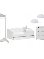 Zestaw-tapczanik-lozko-komoda-polki-wieszak-Gaja