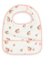 jollein-2-sliniaki-wodoodporne-z-kieszonka-brzoskwinie-peach (1)