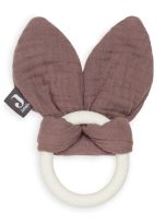 jollein-gryzak-silikonowy-bunny-ears-chestnut