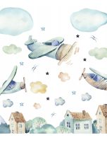 naklejki-na-sciane-malowane-SAMOLOTY-dla-dzieci-niebieskie-50x100cm