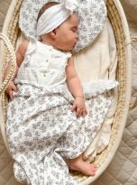 otulacz muslin gałązki beżowe