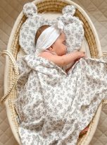 zestaw muslin gałązki beżowe