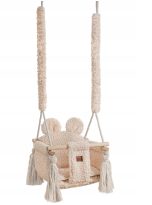 Hustawka-dla-dziecka-MiS-material-pluszowy-baranek-kolor-bezowy