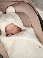 OTULACZ-DO-FOTELIKA-WOZKA-NOSIDELKA-ZAPINANY-CIEPLY-BAWELNA-PLUSZ-BABYMAM-Kolor-bezowy