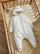 Śpiworek pikowany biały