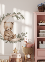 Świąteczny Miś na Księżycu