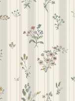 Flowers and stripes mini