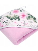 okrycie kapielowe rozowe blossom
