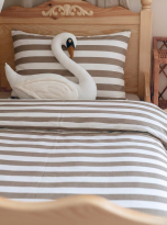 posciel bezowe paski wizka