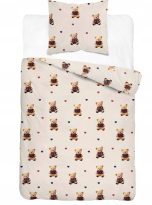 posciel misie i serduszka 2