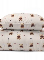 posciel misie i serduszka1