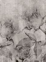 Black,And,White,Vintage,Roses,,Wall,Murals,In,The,Interior