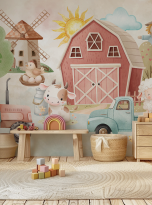 Fototapeta Farma i Traktor wizka 1