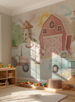 Fototapeta Farma i Traktor wizka 2