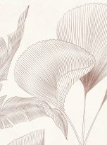 Botanical,Art,Background,With,Hand,Drawn,Tropical,Plant,Leaves,In