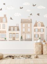 Naklejki-na-sciane-dla-dzieci-domki-miasto-bezowe-boho-brazowe-neutralne-Kod-producenta-MD-016-03