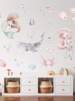 Naklejki-na-sciane-syrenki-mala-syrenka-morskie-Marka-bez-marki