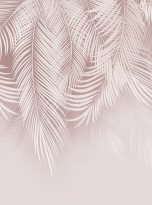 Image,For,Photo,Wallpapers.,Illustration,Of,Palm,Leaves.,Fresco.,Mural.