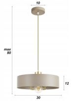 lampa kaszmirowa gold