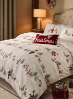 posciel swiateczna santa scene1